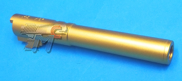 5KU 5inch Aluminum Outer Barrel for Marui Hi-Capa (Gold) - Click Image to Close